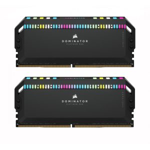 رم کورسیر DOMINATOR PLATINUM RGB 32GB 16GBx2 6400MHz Cl32 DDR5